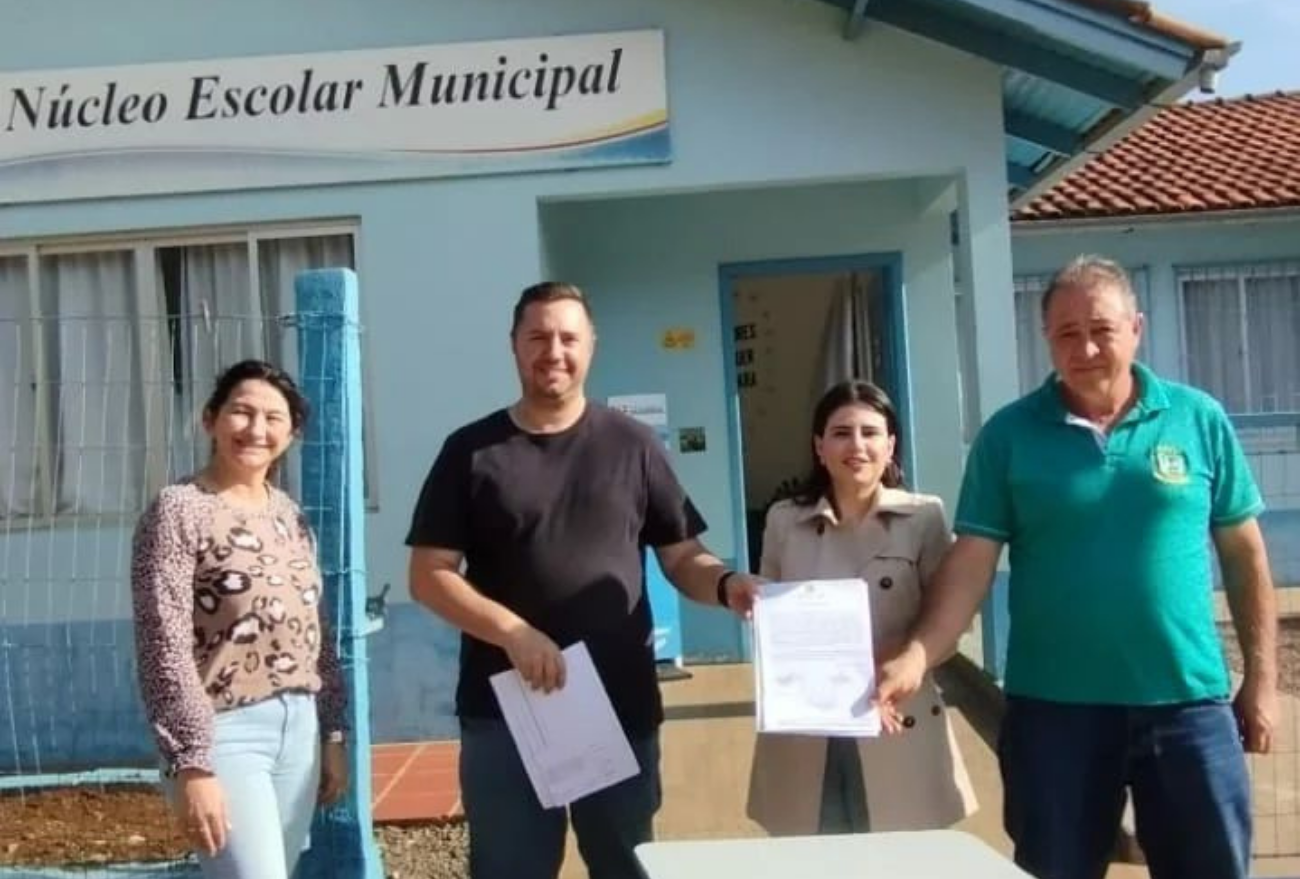 Prefeito de Marema assina ordem de serviço para reforma e ampliação do núcleo escolar municipal
