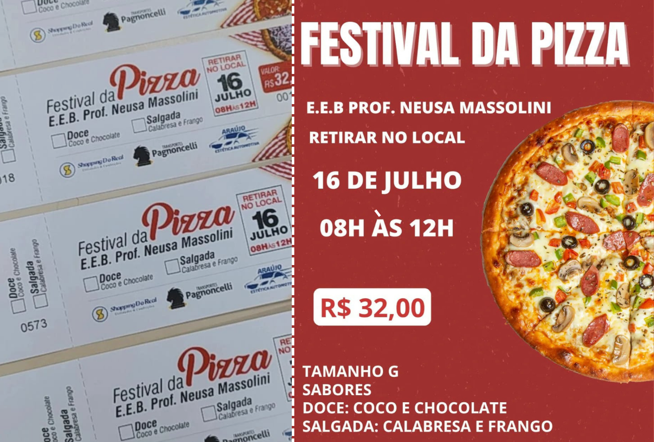 Escola Neusa Massolini promove festival da pizza