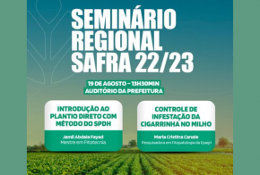 Seminário Regional Safra 22/23 acontecerá em Cordilheira Alta
