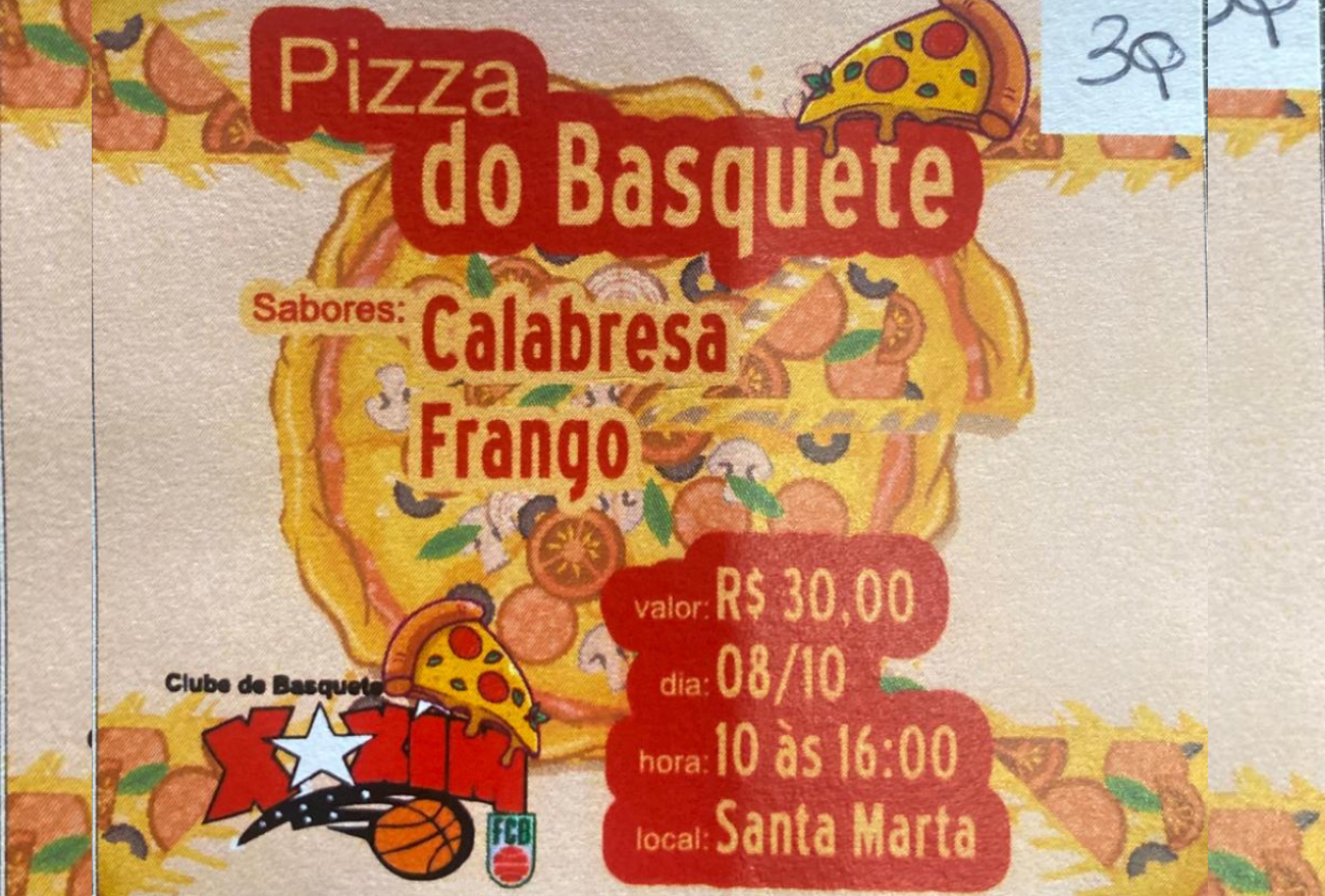 CBX promove a “Pizza do Basquete” para o mês de outubro