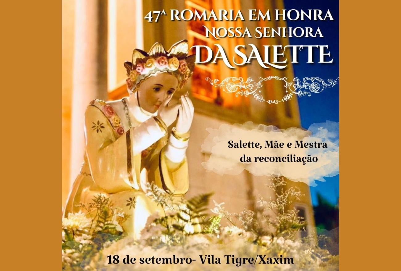 Neste domingo (18) acontece a 47ª Romaria em honra a Nossa Senhora da Salete