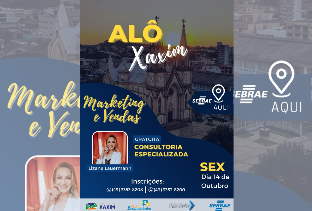 Governo municipal promove consultoria sobre ações de marketing, em Xaxim