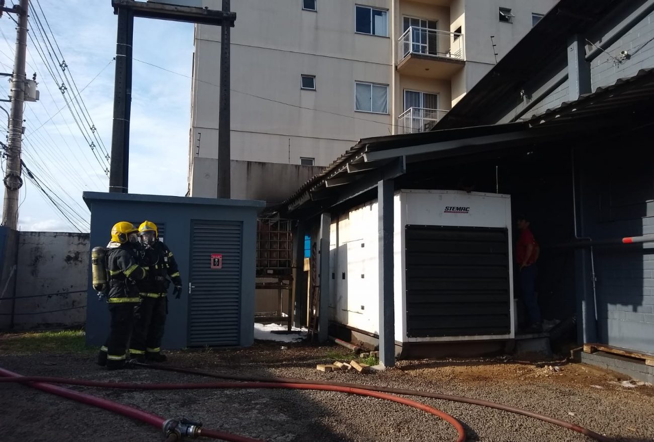 Incêndio atinge supermercado de Chapecó