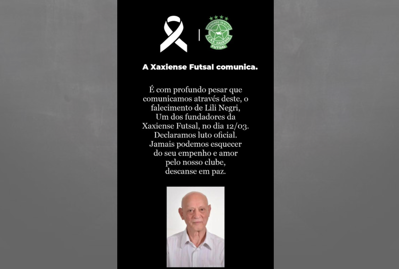 Amigos e familiares lamentam a morte do fundador da Xaxiense