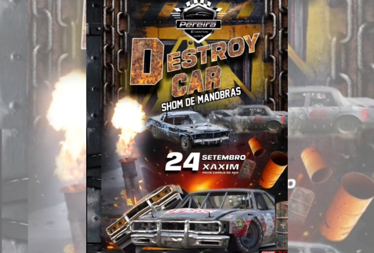 Destroy Car: Um show de adrenalina e manobras ganha vida nas pistas de Xaxim