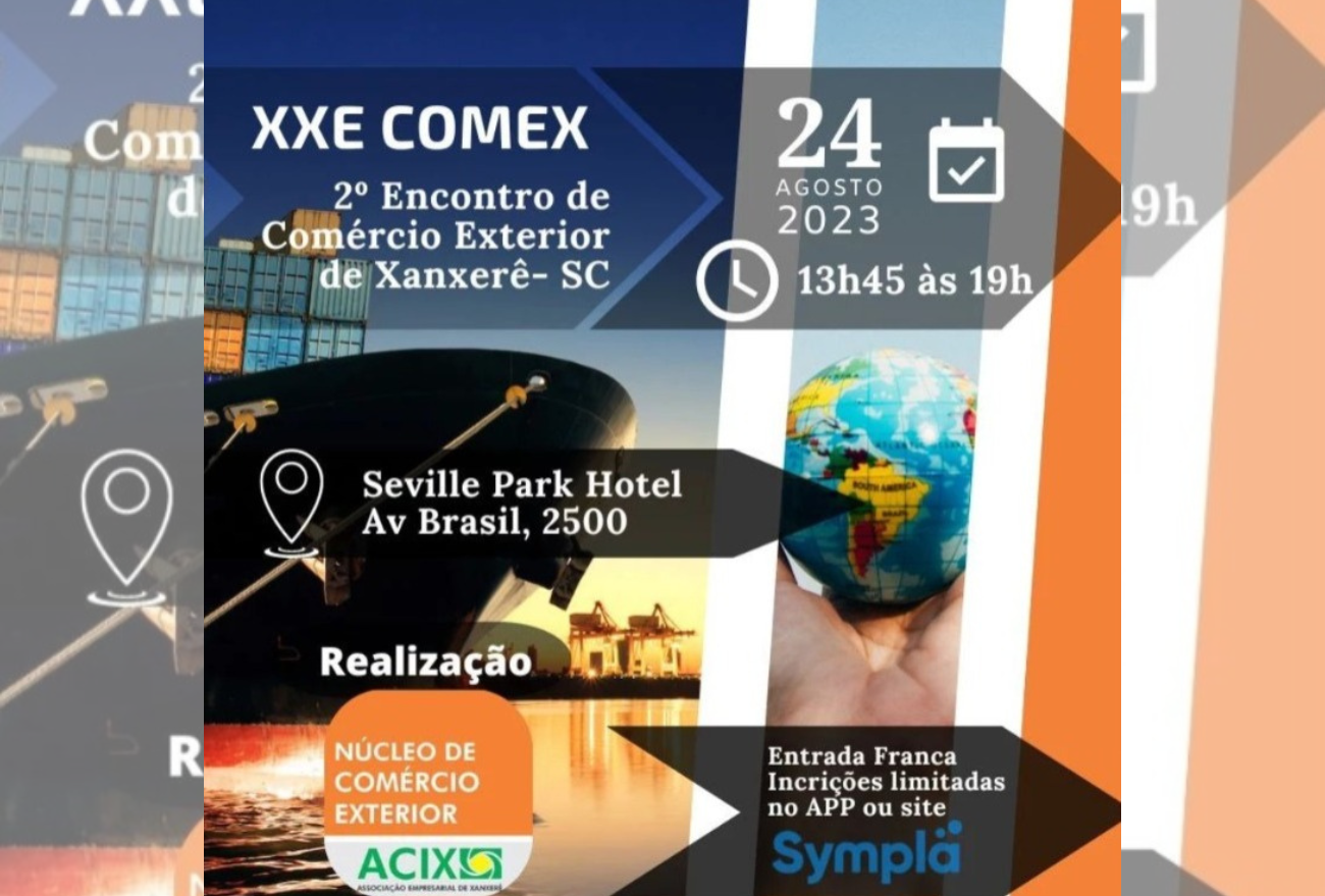 Acic Xaxim irá realizar o 2º encontro de Comércio Externo